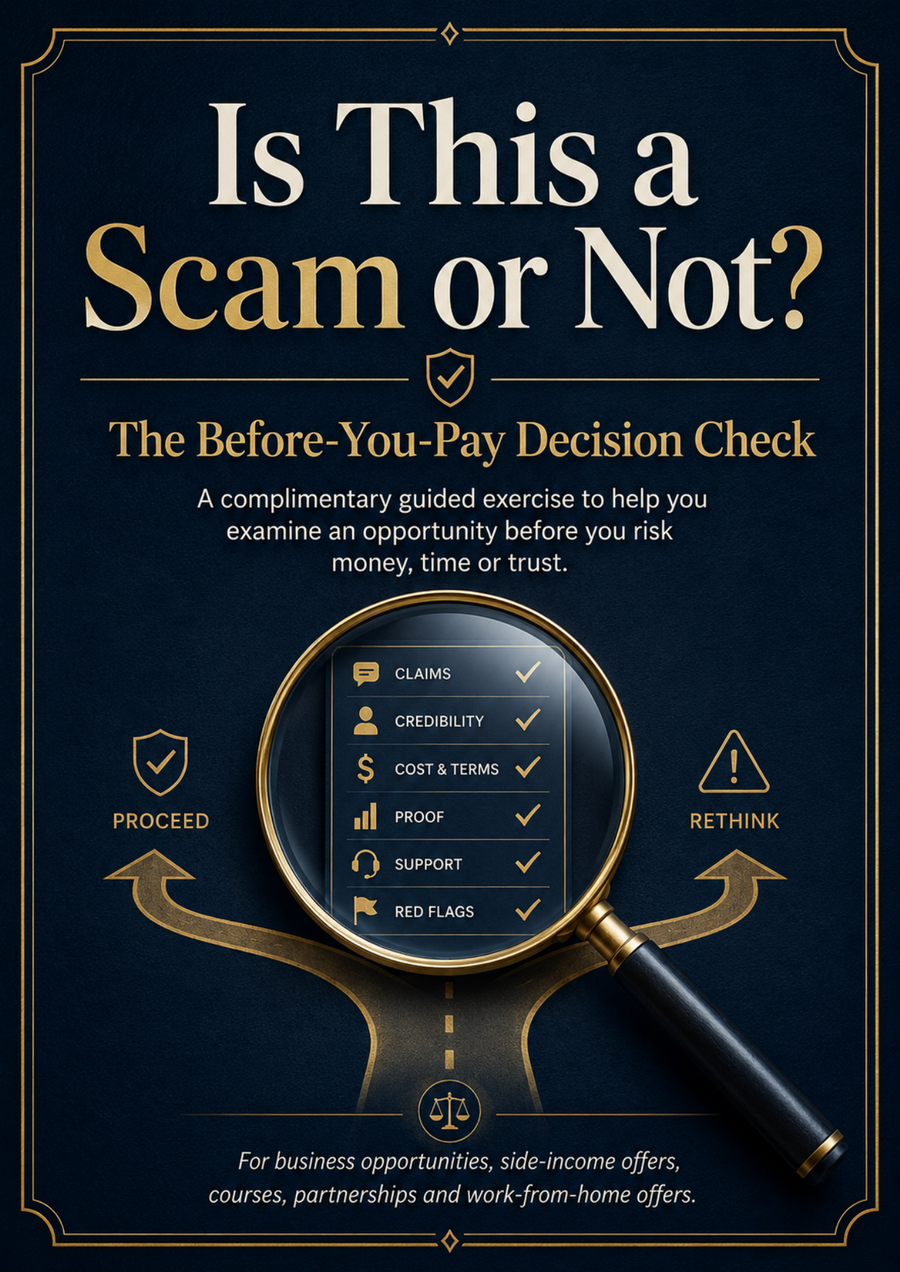 Cover of Is This a Scam or Not? The Before-You-Pay Decision Check
